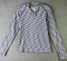 Womens Size S. Active Wear Ebb & Flow Workout Hoodie Stretch Multicolor WS21