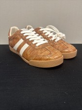 Steve Madden Hudsin Women's Retro-Inspired Suede Sneaker Brown Size 8 M