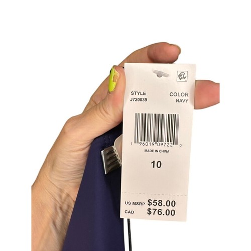 Leilani Navy Swim Skirt Tummy Control Swimsuit Cover Up Size 10 NEW - Picture 4 of 9