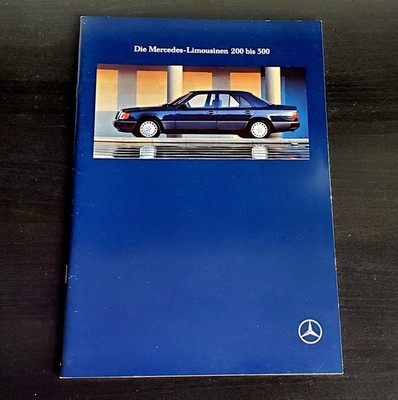 1988 Mercedes-Benz  Vintage W124 E-Class  200-300 brochure German