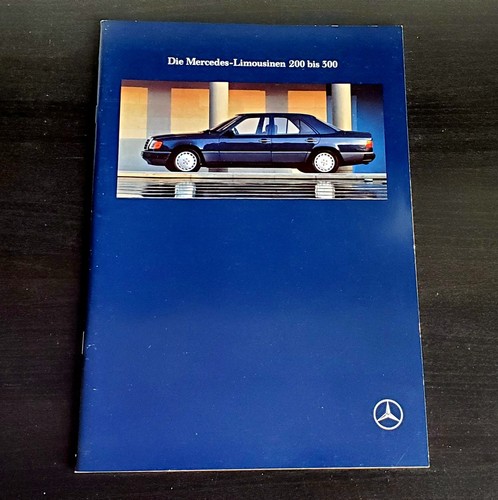 1988 Mercedes-Benz Vintage W124 E-Class 200-300 brochure German