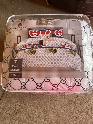 Gocci blankets Bedding 7 Pcs King Size