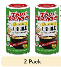 2 Pack Tony Chachere's Creole Original Spice Seasoning 8 oz  No MSG