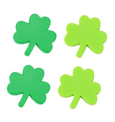Miniature Fairy Garden St. Patty's Day Shamrock Stepping Stones-S/4-Buy 3 Save $