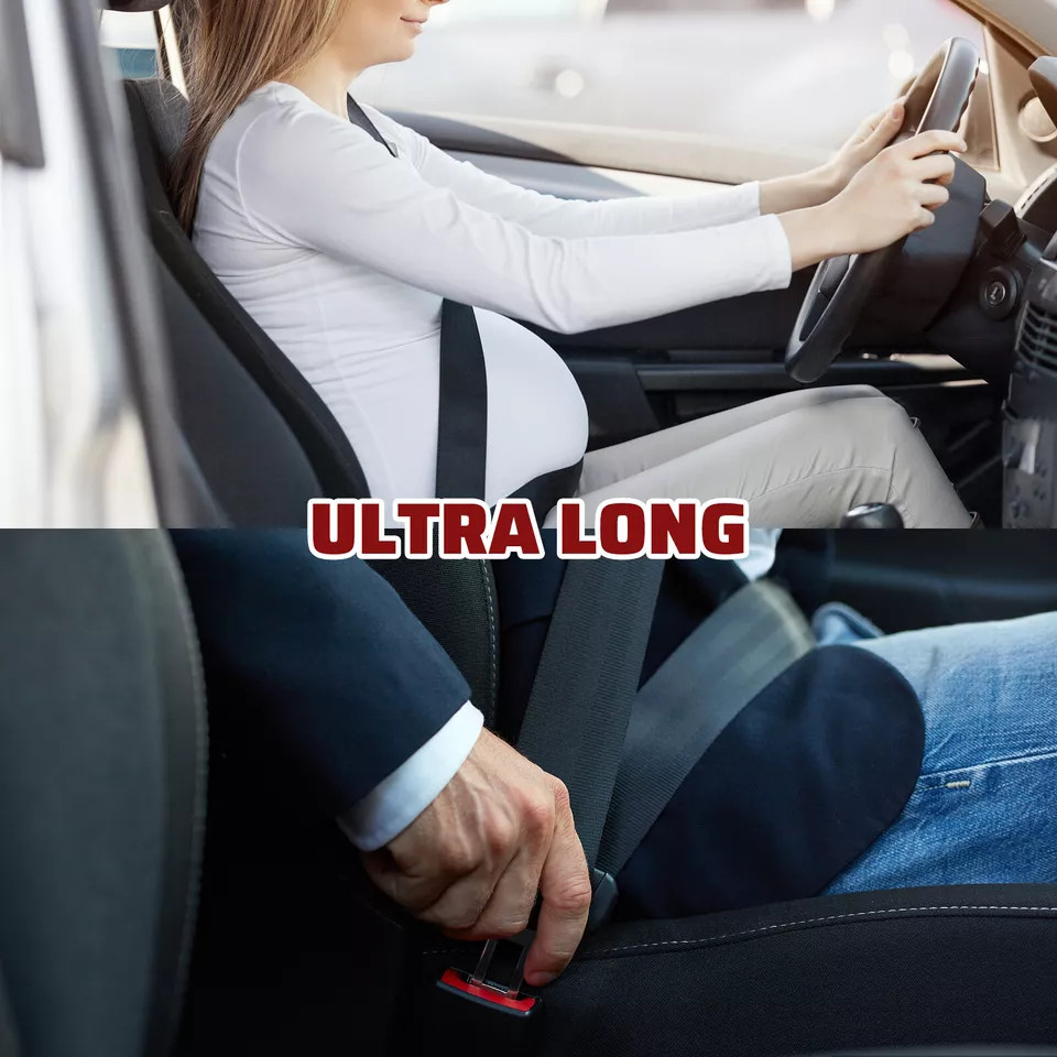 Retractable 3 Point Safety Seat Belt Straps Car Auto Vehicle Adjustable Belt Kit