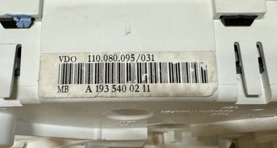 04 05 06 CHRYSLER CROSSFIRE CLUSTER SPEEDOMETER GAUGE 51K Miles A 193 540 02 11 - Image 3 of 4