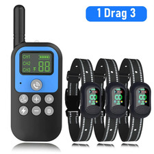 4900 FT Remote Dog Shock Training Collar Rechargeable Waterproof LCD Pet Trainer