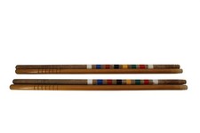 Croquet Mallet Handles Shafts Vintage Wood Lot of 4 94430