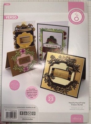 Tonic Studios Fanciful Floral Frame Creator Die and Stamp Set