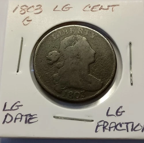 1803-P Large Cent — photo from another recent sale