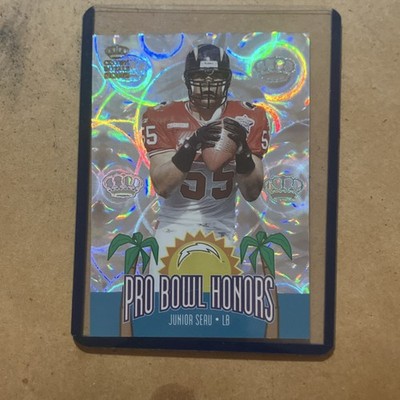 Pacific Crown Royale #19 Junior Seau San Diego Chargers Pro Bowl Honors Insert