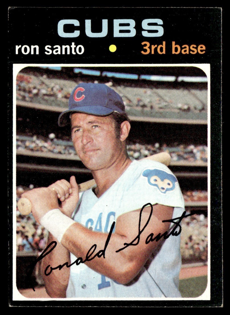 Ron Santo #220 Baseball Cards 1971 Topps trading card — raw and PSA graded price guide