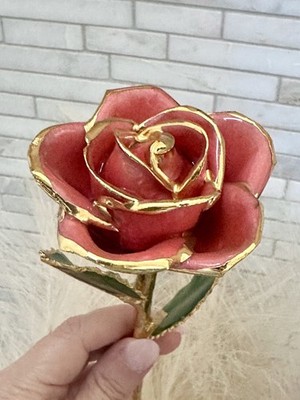 Steven Singer Jewelers - Real Rose - Preserved in 24k Gold - Pink