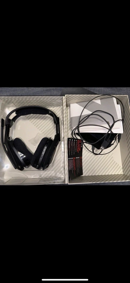 Astro A50 Gaming Headset PS4 Ps5 PlayStation CIB OVP Base Station Wireless Black - Bild 4 von 4