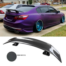 For Honda Accord S Carbon Fiber 46 Car Rear Trunk Spoiler Lip Wing Racing