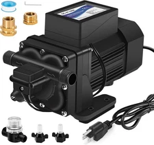 DC HOUSE Brushless 110V Water Pressure 6.0 GPM 55 PSI, Black 