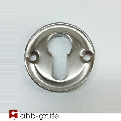 Rossetti Schutz-Gegenrosette PZ Nickel matt 8 mm sichtbar verschraubt B-Ware