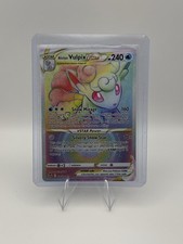 Alolan Vulpix VSTAR 197/195 Rainbow Rare Silver Tempest Pokemon Card on eBay