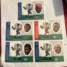 1998 UD Choice #M28 Warrick Dunn, Hanks, Levens, Moore & Rison POP OUT- Die Cuts