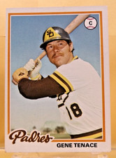 1978 Topps #240 - Gene Tenace - San Diego Padres - Excellent