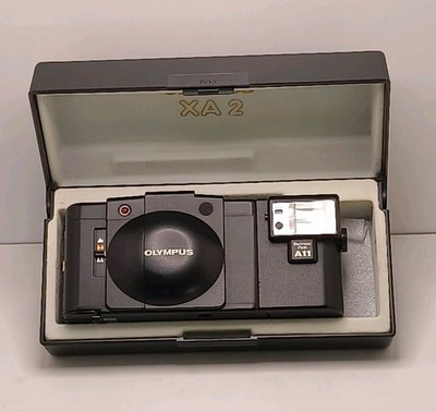 Olympus XA2 35mm Film Camera D.Zuiko 35mm 3.5 Linse + A11 Blitz * Volle Funktion