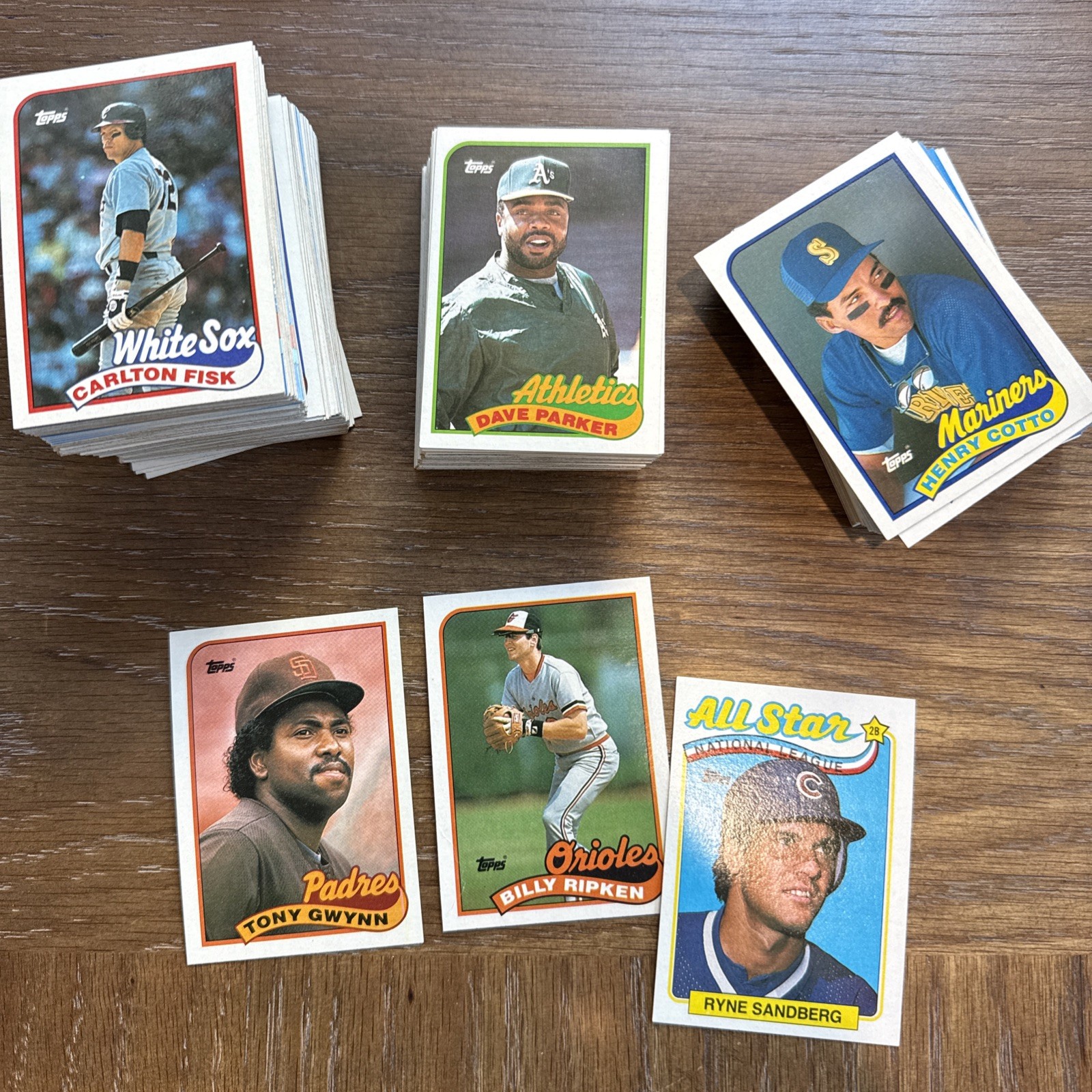 250+ Baseball Card Lot - Mostly Topps 1989