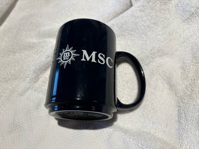 MSC Cruise Ship Navy Coffee Mug Microwave Safe MSC Cruise Lines