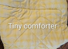 Vintage 80's Carter's 4pc Crib Set 2 Fitted Sheets  Blanket Unisex Yellow White