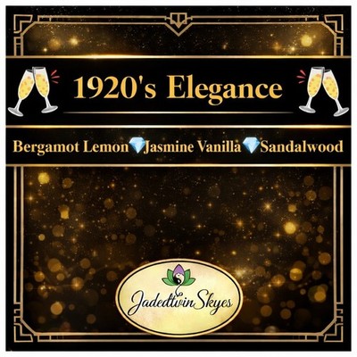 1920's Elegance - A Luxury Oil Fragrance .34 FL oz Rollerball Perfume