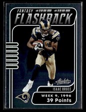 2020 Panini Absolute #FF-IB Isaac Bruce Fantasy Flashback Card St. Louis Rams