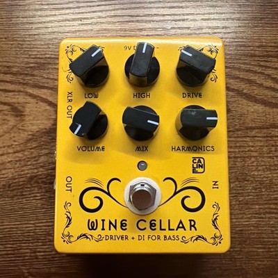 Caline Wine Cellar CP-60 Bass Overdrive Bass Effect Pedal Driver+DI for Basses