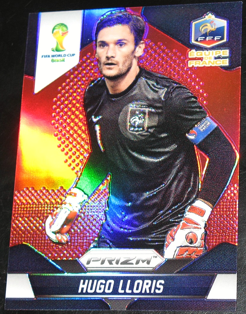 2014 Prizm World Cup Hugo Lloris RED # 039/149 France #75 Parallel