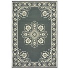 2x7 Sphinx Grey Petals Bulbs Diamonds Bordered Runner 7764E - Aprx 2' 3" x 7' 6"