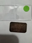 Beautiful TONED Vintage 1 Oz .999 Silver  SilverTowne Type One Bar!!