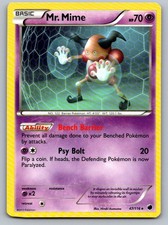 Mr. Mime 47/116 Rare Plasma Freeze Pokemon Lightly Played on eBay