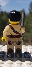LEGO Jake Raines Minifigure pha009 Pharaoh's Quest w/ Rifle 7325 7327 7305 30091