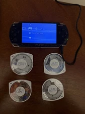 Sony PSP 2001 Handheld Console Black TESTED WORKING FAST FREE SHIPPING LOOK!!