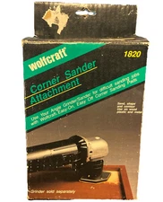 VINTAGE Wolfcraft Corner Sander Attachment Angle Grinders/  #1820 Made Germany