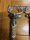 Metal Deer/Stag Head Serving Fork And Spoon — photo 2