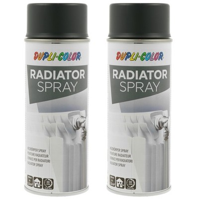 Dupli-Color Heizkörperlack anthrazit RAL 7016 grau 2x 400ml Sprühlack Spraydose