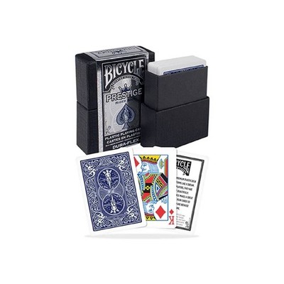 Bicycle Prestige 100% Plastik Spielkarten Deck Blau Standard Index USpcc