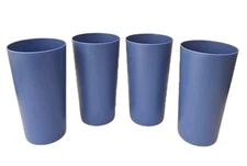 Set of 4 Target Tumblers 26oz BPA Free, Microwave and Dishwasher Safe - Blue