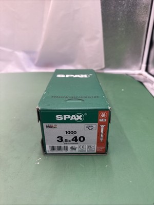 1000er Multipack SPAX 0191010350405 Holzschraube 3.5 mm 40 mm T-STAR plus Stahl