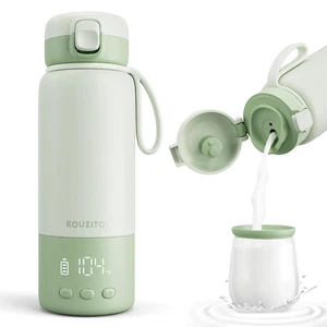 Chauffe-Bouteille Portable pour le Voyage, Chauffer-Biberon Baby sur le Go avec 2-Min Rapide