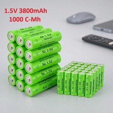 8PCS 1.5V Rechargeable Batteries 4 AA  4 AAA 3000mAh with USB Charger