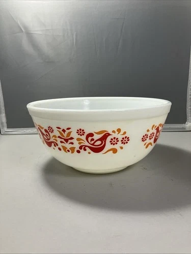 Pyrex "Friendship" #403-2 1/2 Quart 9" Mixing Bowl Made in USA Vtg Rare