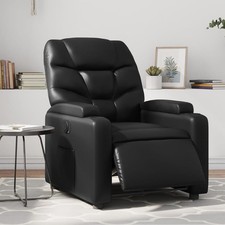 Relaxsessel Elektrisch Massagesessel Fernsehsessel Leder Lesesessel TV Sessel