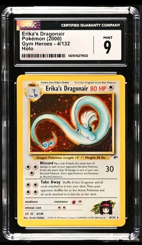Erika's Dragonair (Unlimited) graded CGC 9 for sale on eBay