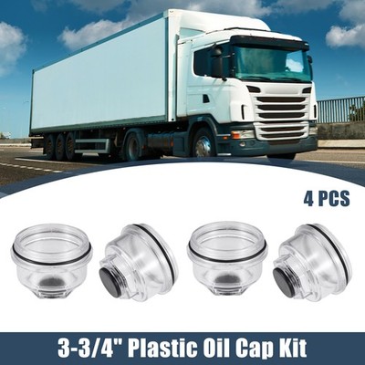 4pcs 3.75'' Oil Cap for AL/KO 10000 12000 Oil Bath Axles Trailer Hub Threaded Cap