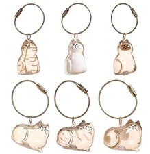 6-Piece Cat Hair Memorial Pendant Set - Pet Keepsake: Soft Fur Capsule Pendant,